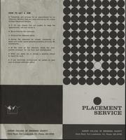 Placement Service, brochure