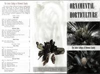 Ornamental Horticulture, brochure