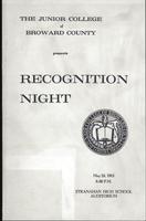 Recognition Night, brochure