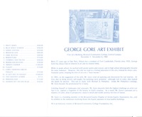 George Gore Art Exhibit